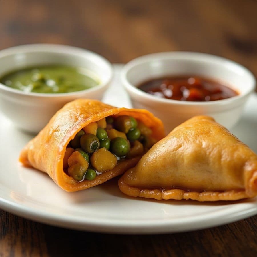 Vegetable Samosa (2 Pieces)